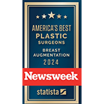 Newsweek award 2024 for best plastic surgeons breast augmentation
